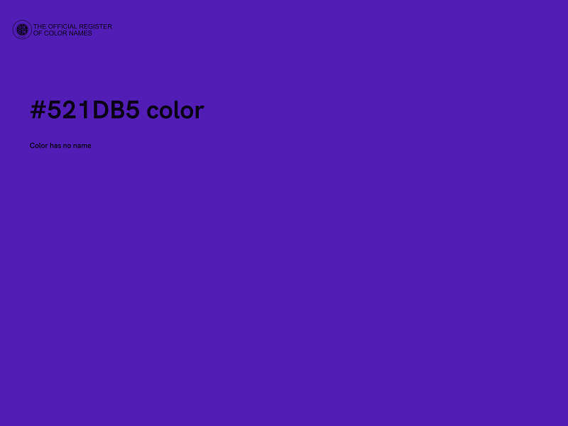 #521DB5 color image