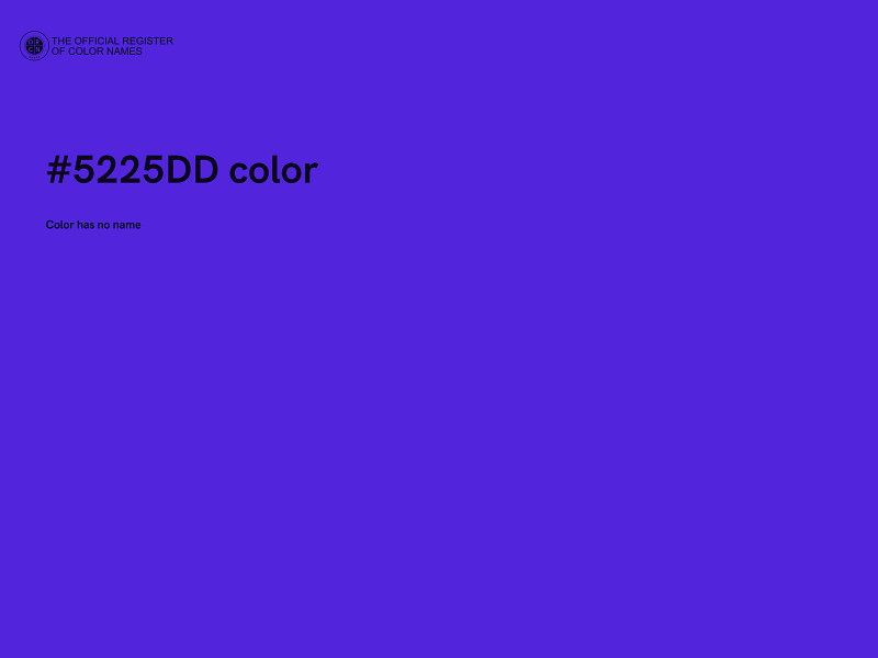 #5225DD color image