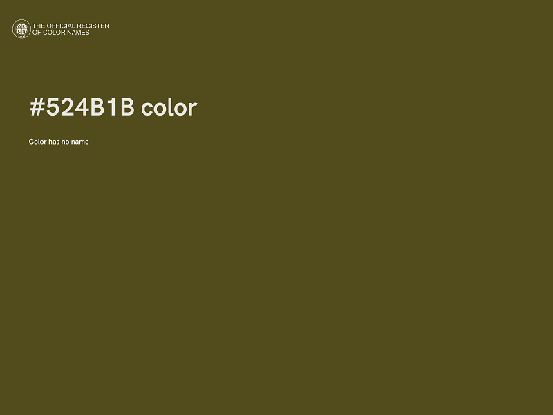 #524B1B color image