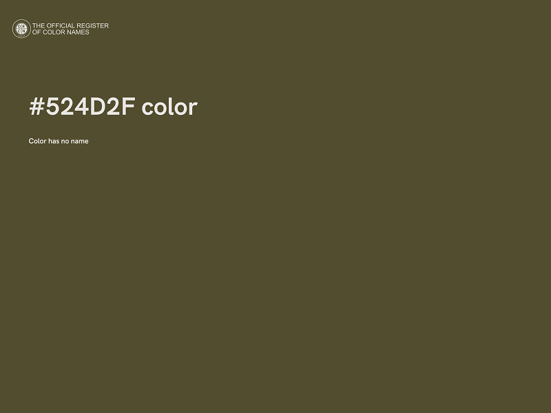 #524D2F color image