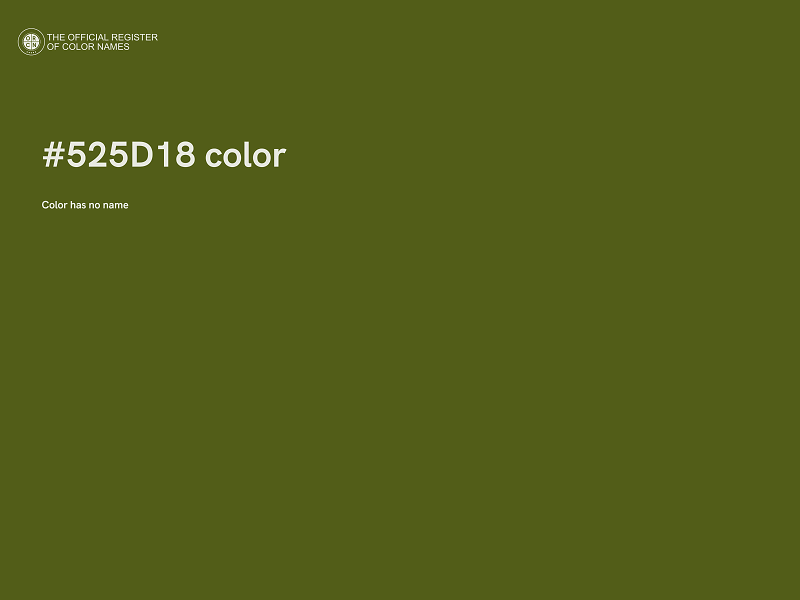 #525D18 color image