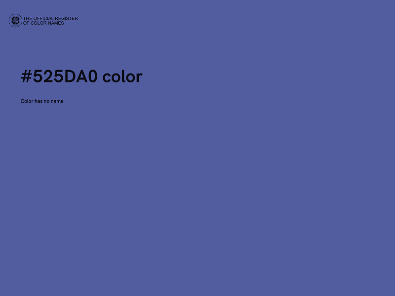 #525DA0 color image