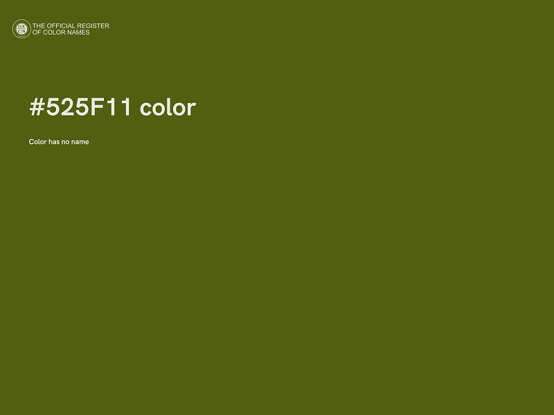 #525F11 color image