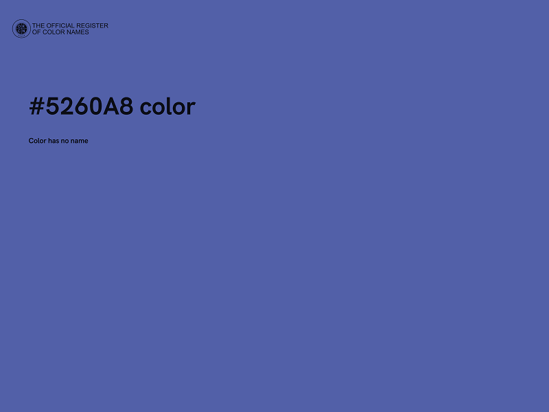 #5260A8 color image