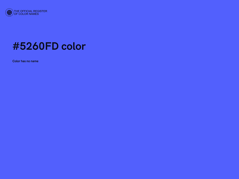 #5260FD color image