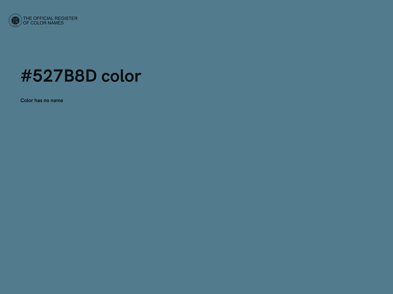 #527B8D color image