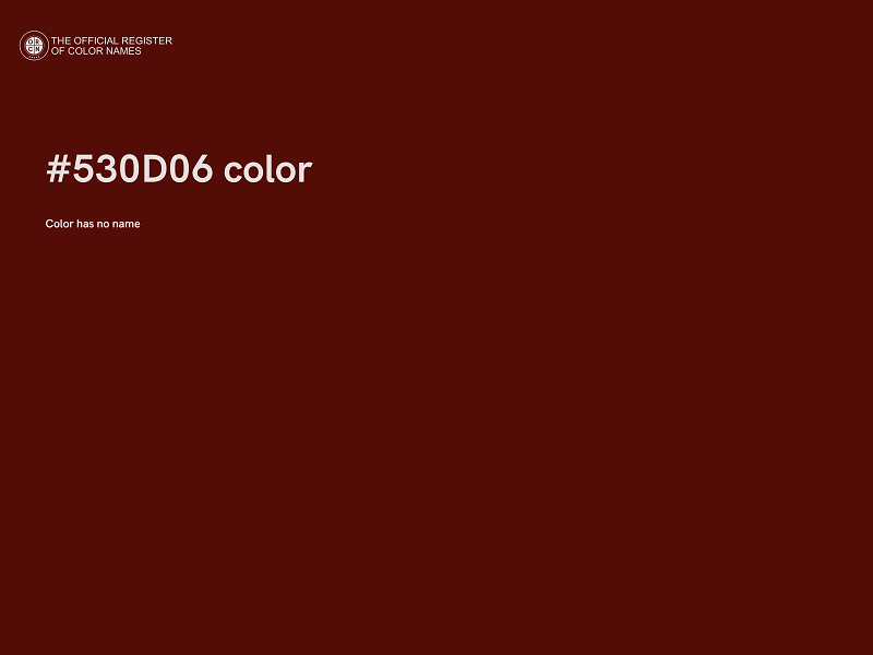 #530D06 color image