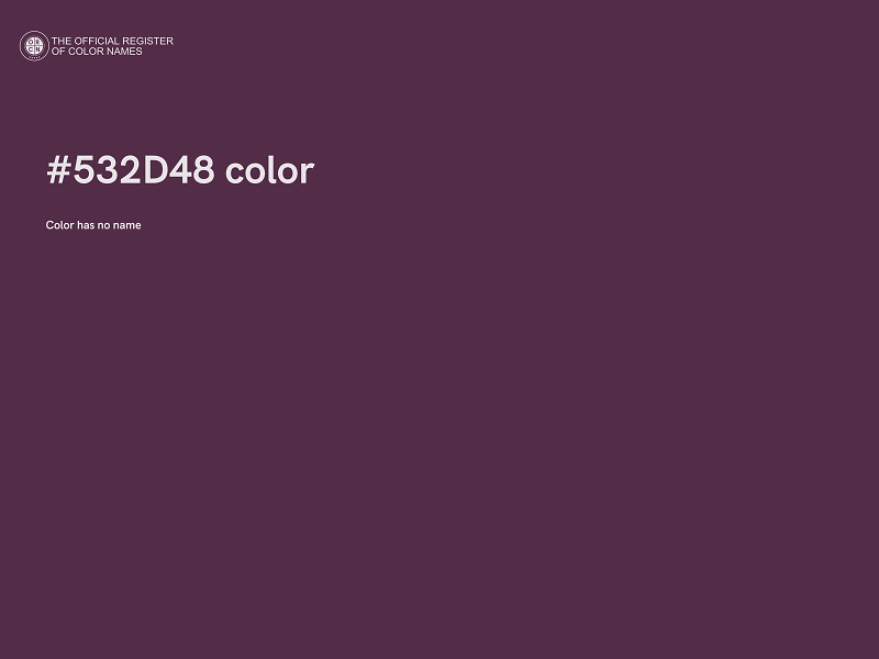 #532D48 color image