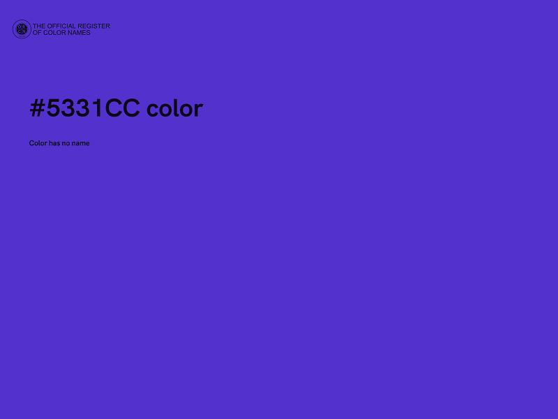 #5331CC color image