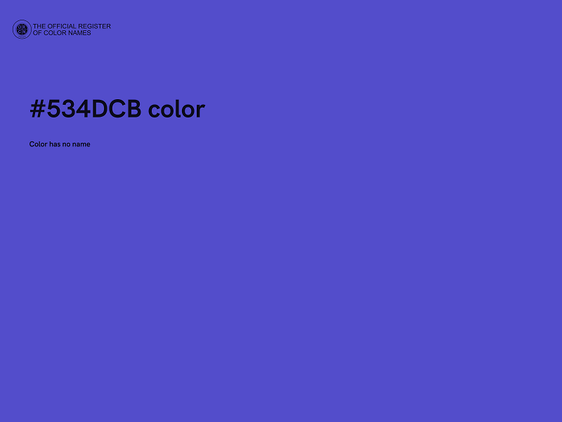 #534DCB color image