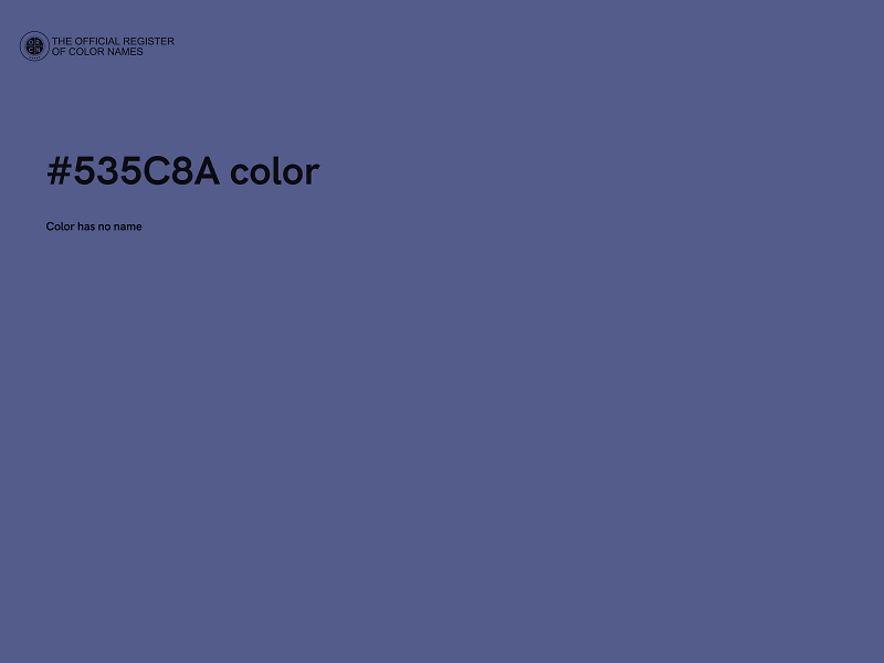 #535C8A color image