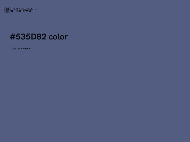 #535D82 color image