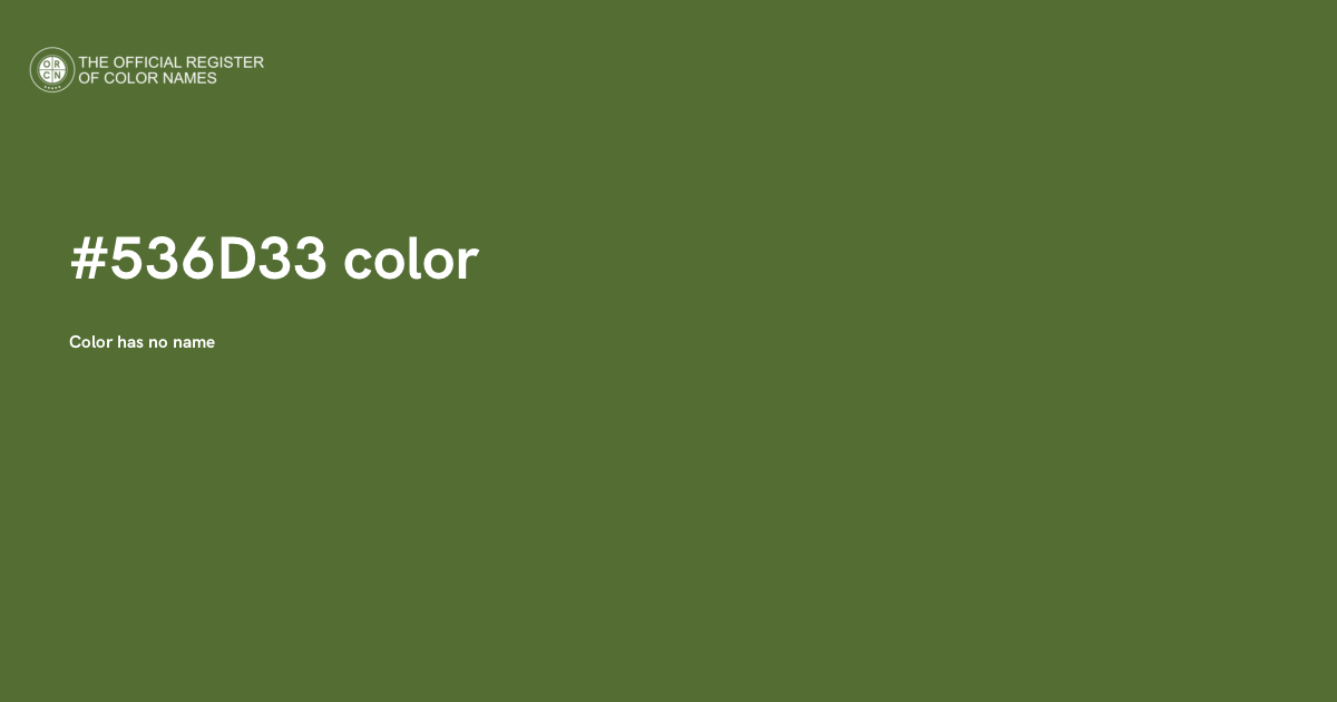 Wimbledon Color 536D33 The Official Register Of Color Names