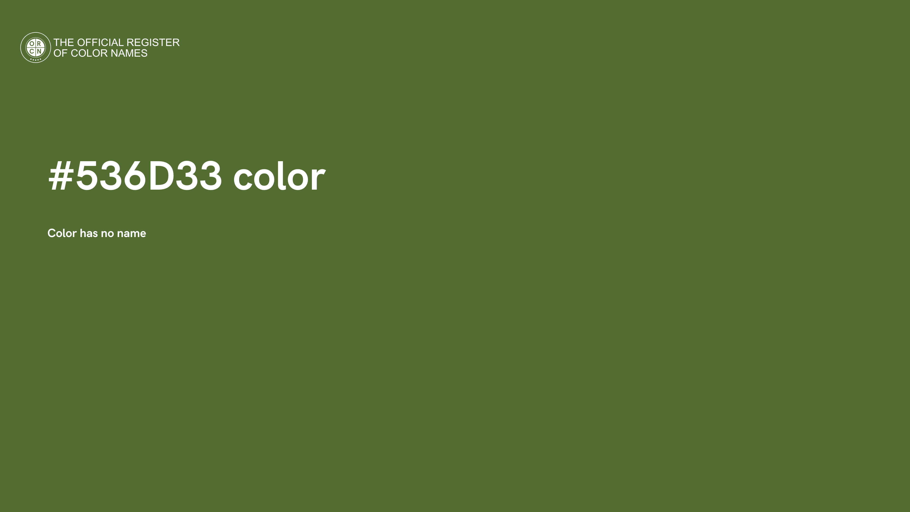Wimbledon Color 536D33 The Official Register Of Color Names
