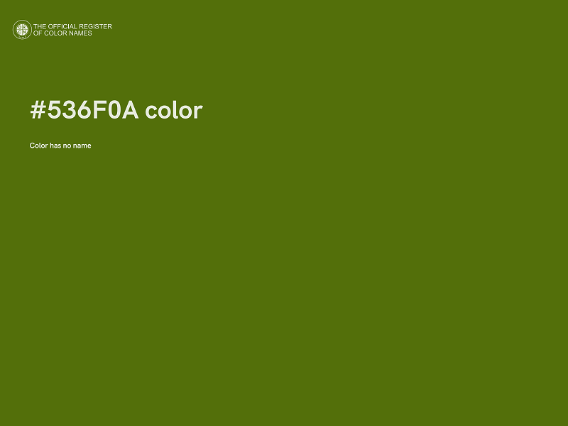 #536F0A color image