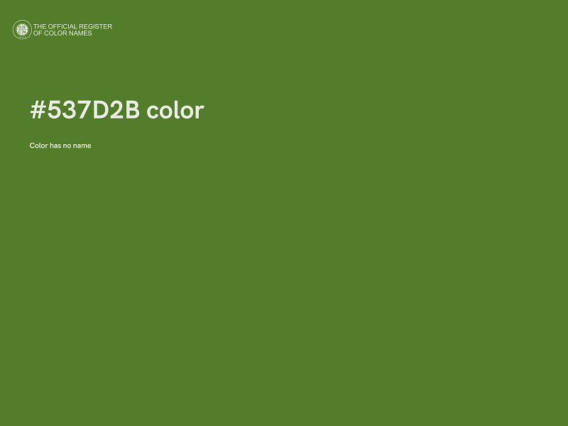 #537D2B color image