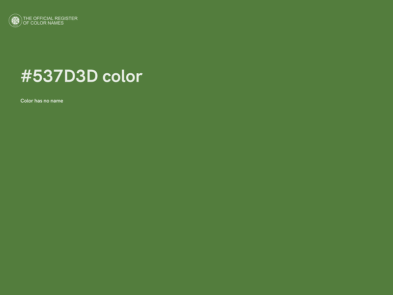 #537D3D color image