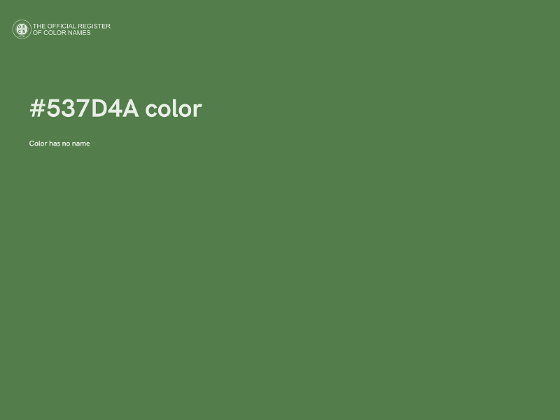 #537D4A color image