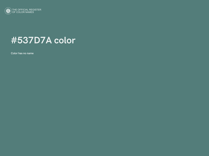 #537D7A color image