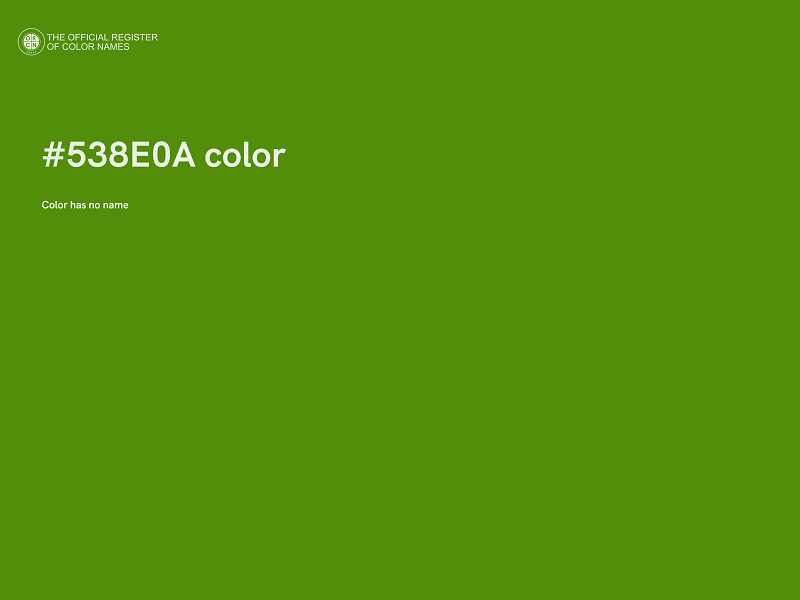 #538E0A color image