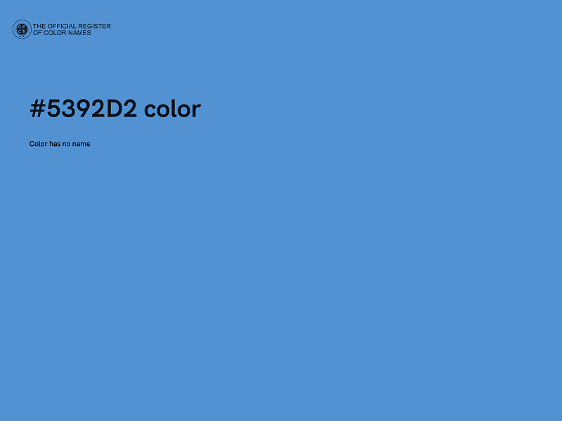 #5392D2 color image