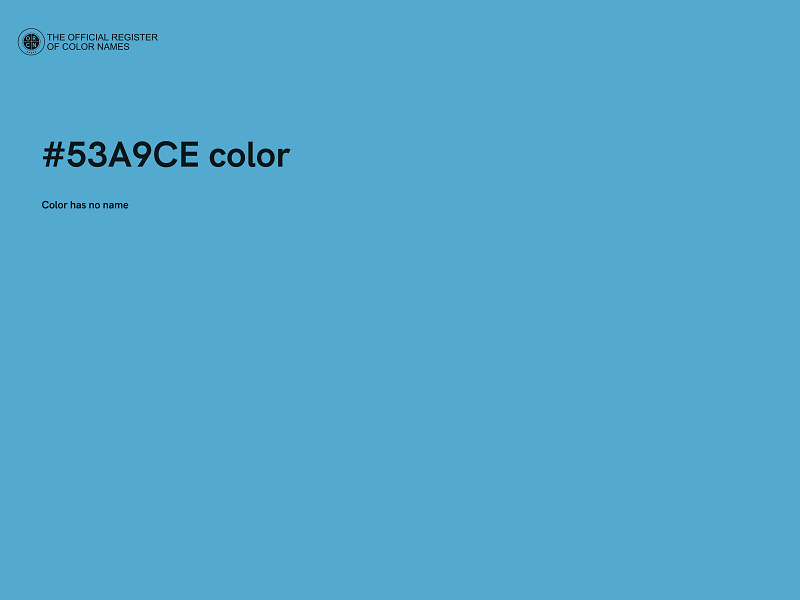 #53A9CE color image