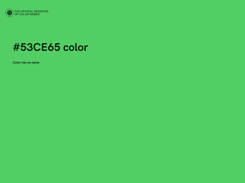 #53CE65 color image