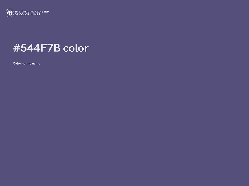 #544F7B color image