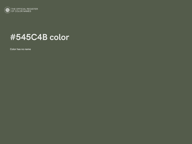 #545C4B color image