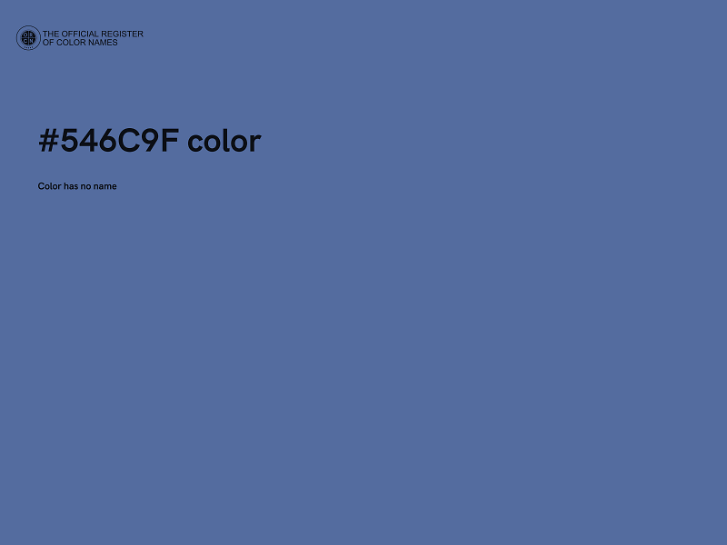 #546C9F color image