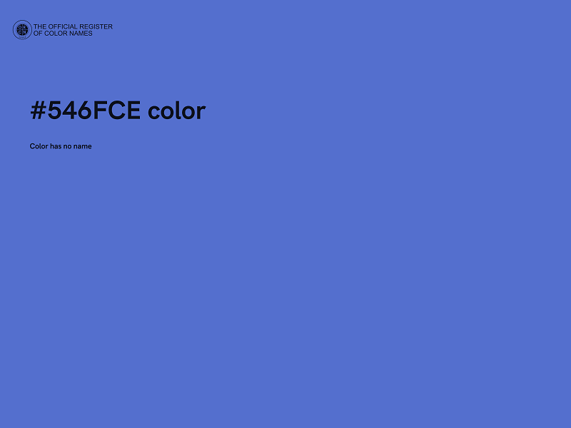 #546FCE color image