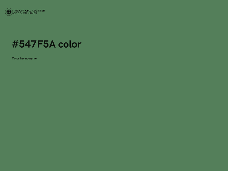 #547F5A color image