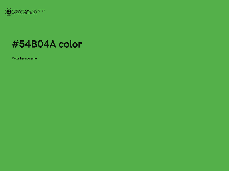 #54B04A color image