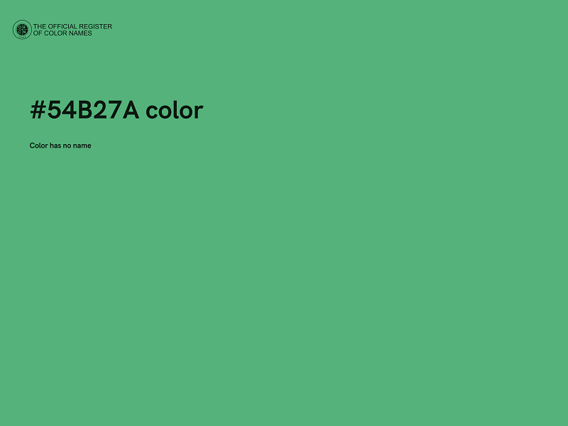 #54B27A color image