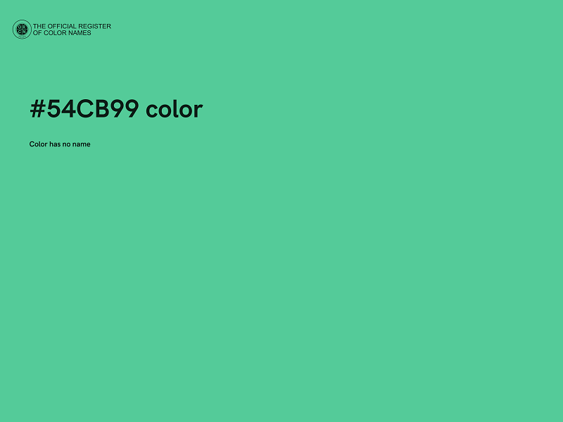 #54CB99 color image