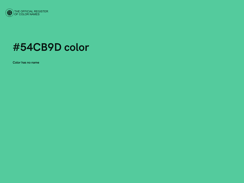 #54CB9D color image