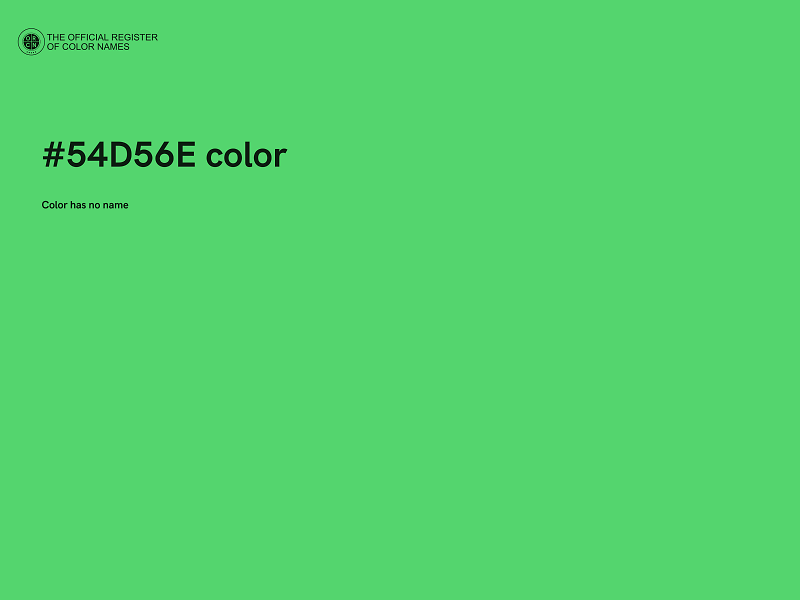 #54D56E color image