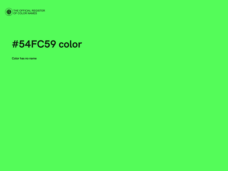 #54FC59 color image