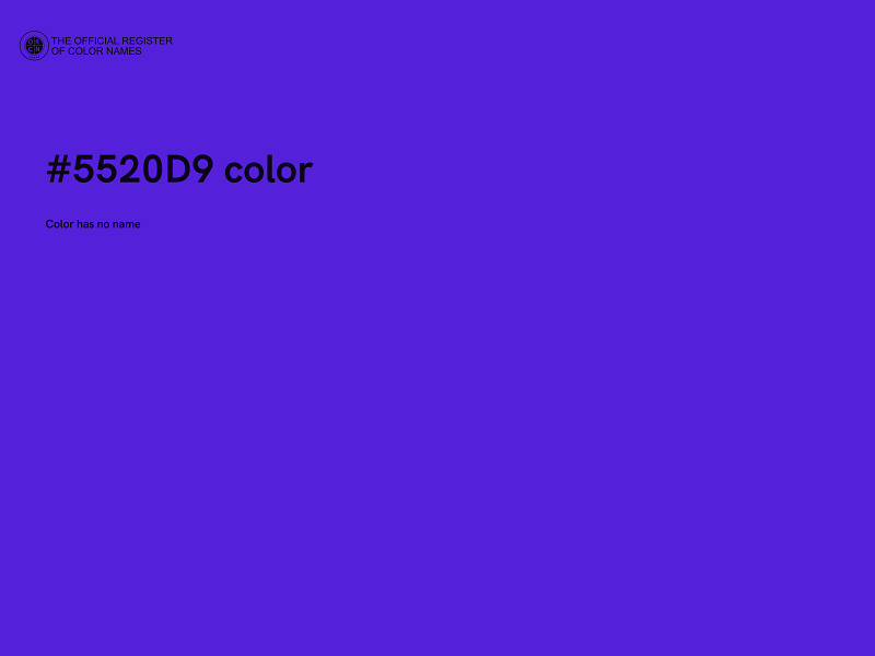 #5520D9 color image