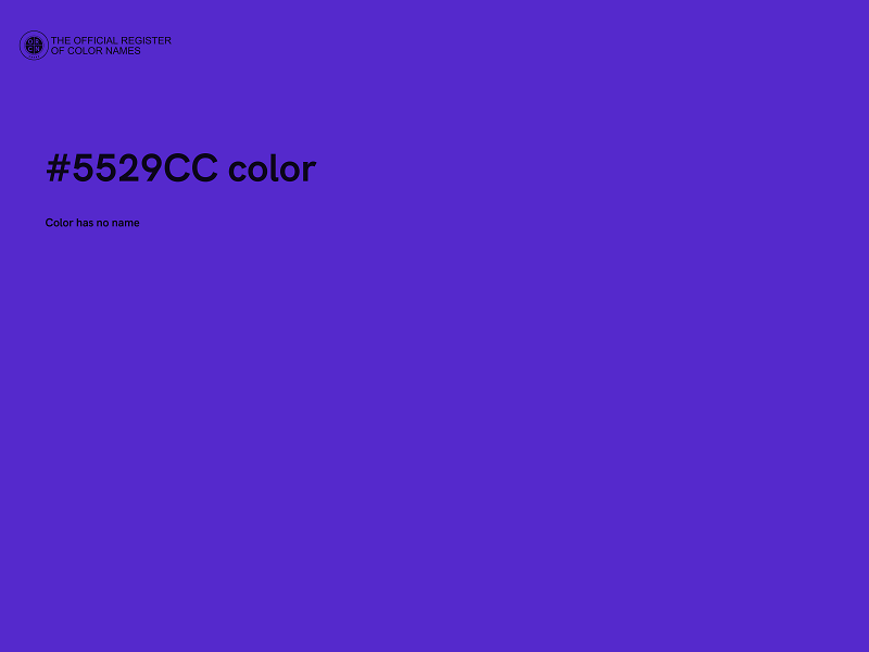 #5529CC color image