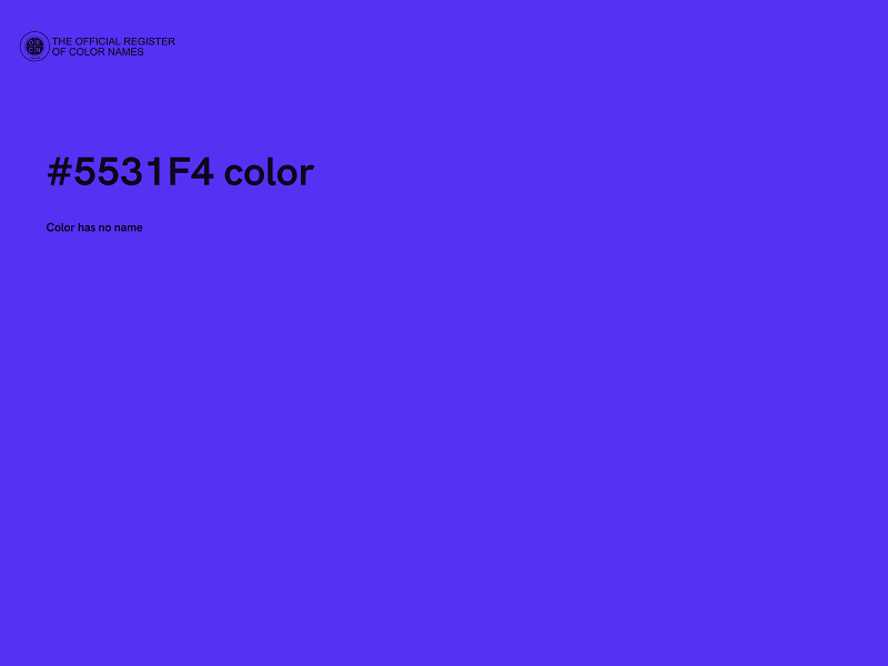 #5531F4 color image