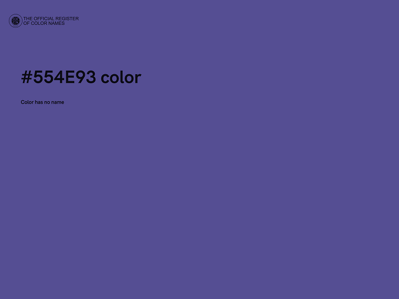 #554E93 color image