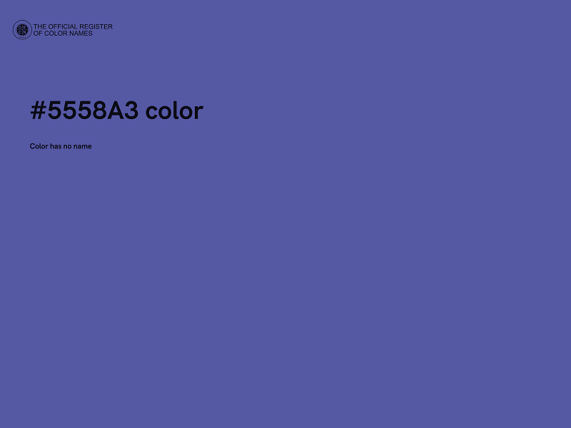 #5558A3 color image