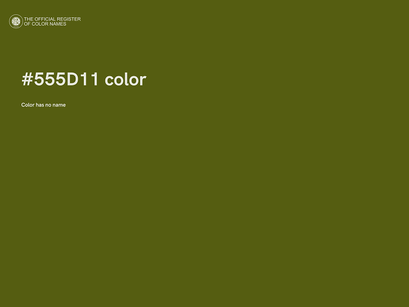 #555D11 color image