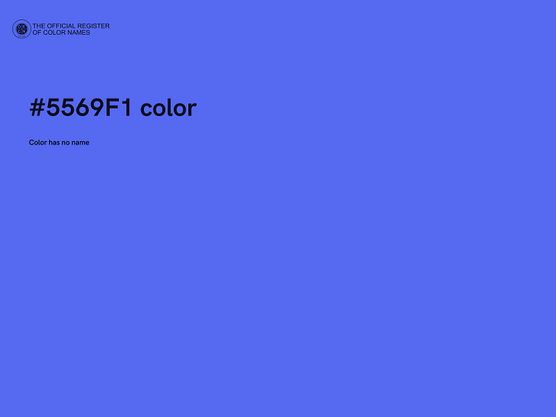 #5569F1 color image