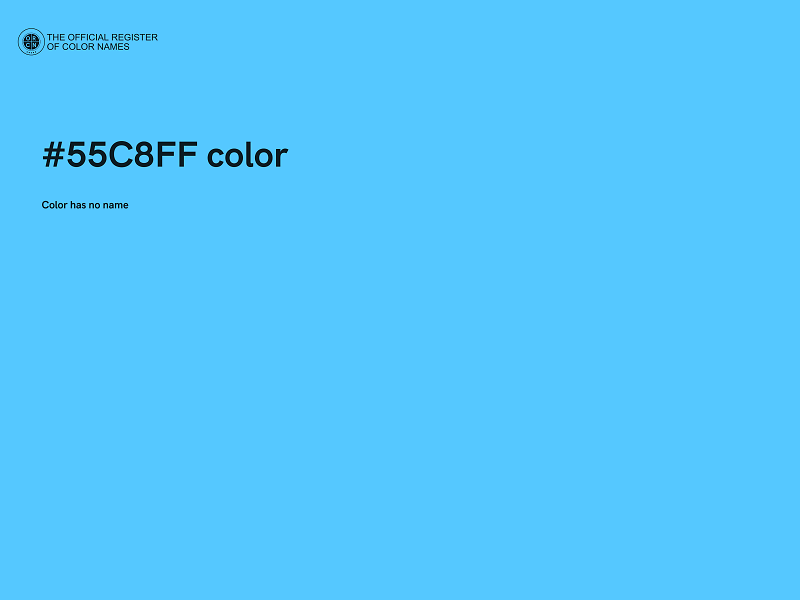 #55C8FF color image