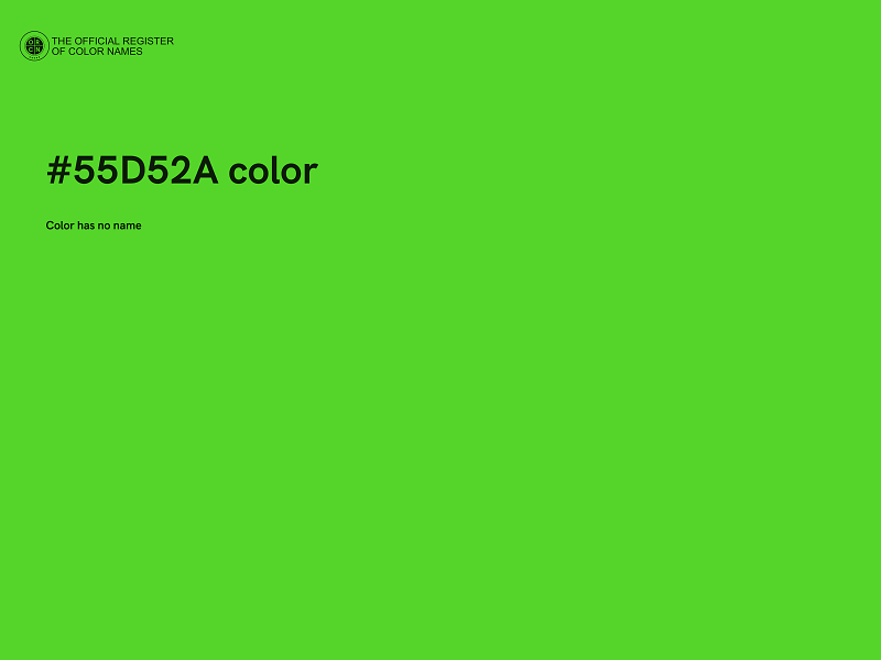 #55D52A color image