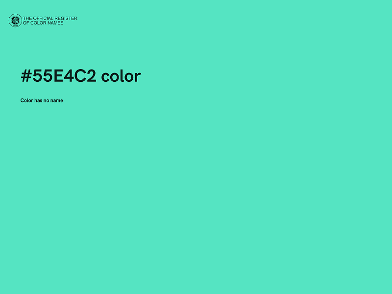 #55E4C2 color image