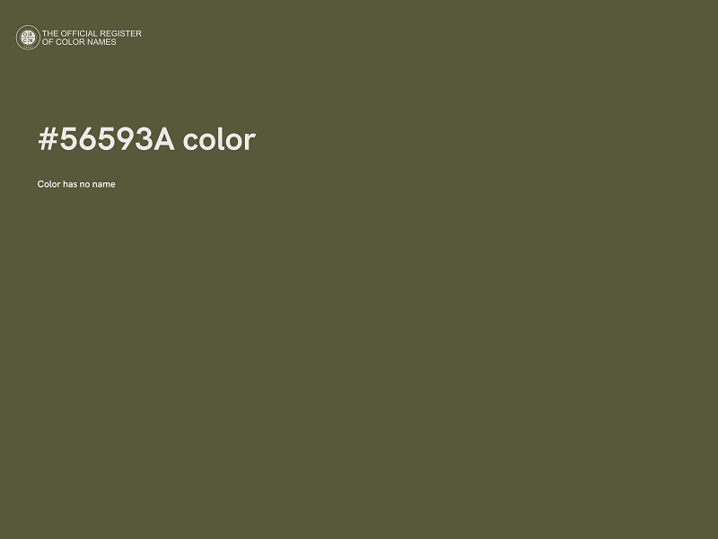 #56593A color image