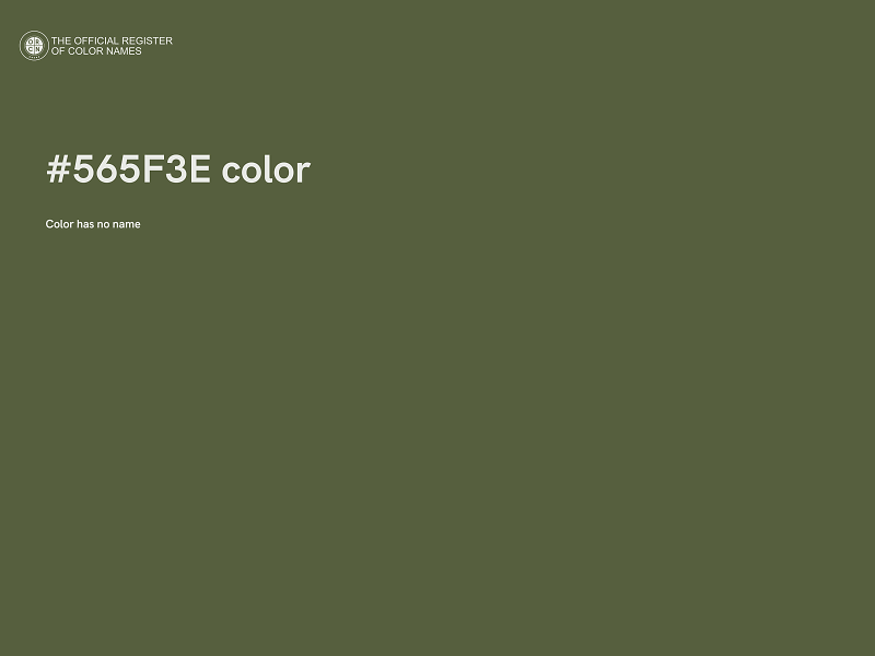 #565F3E color image